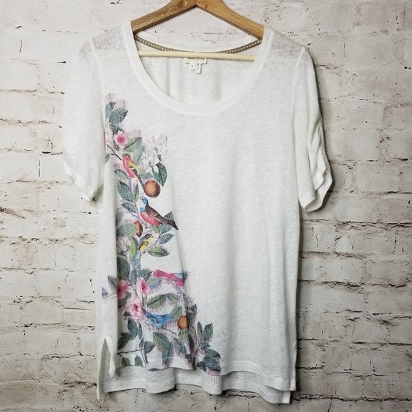 Anthropologie Tops - Anthropologie Linen Tee